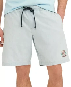 Tommy Hilfiger Herren Th Flex zum Anziehen Chambray Shorts blau Größe Large Neu - Bild 1 von 4