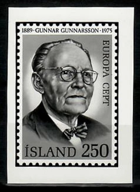 Ensayo fotográfico, Islandia Sc529 Europa, escritor Gunnar Gunnarsson (1889-1975). Foto 1 de 1