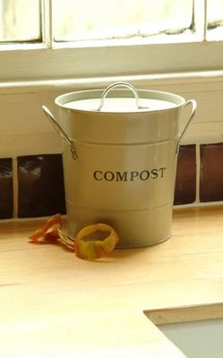 Secchio compost cucina argilla Garden Trading - secchio compost ideale per piano di lavoro