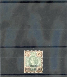 BECHUANALAND Sc 35(SG 35)**VF NH 1891 4d GREEN & PUR BROWN (LIGHT GUM BEND) $18 - Picture 1 of 1