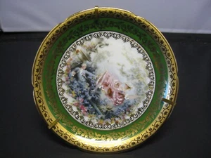 Vintage Limoges France Rehausse Main Decorative Plate - Picture 1 of 6