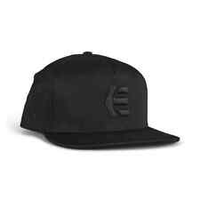 Etnies Icon Snapback Cap – Black/Black