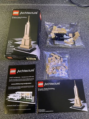 LEGO Architecture 21002 Empire State Building 77 pcs Brand New 2008 USA! - Image 1 of 4