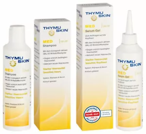Thymuskin Med Hair Care Peptides Serum Gel 200ml & Thymuskin Shampoo Med 200ml ( - Picture 1 of 2