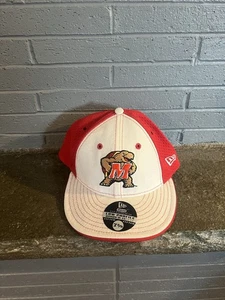 New Maryland Terrapins College Football New Era 7 5/8 Fitted Hat - Picture 1 of 6