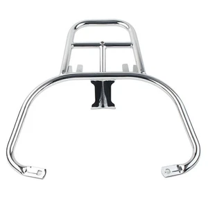 Portaequipajes trasero portaequipajes cromado para Piaggio Vespa GTS 300 - Imagen 1 de 4