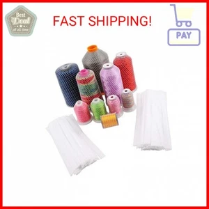 New brothread 100pcs Thread Net Spool Saver for Different Sizes of Embroidery Se - Picture 1 of 2