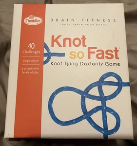 KNOTEN SO SCHNELL gebrauchtes 100% komplettes Knotenbinden Geschicklichkeitsspiel von Thinkfun 2014 - Bild 1 von 9