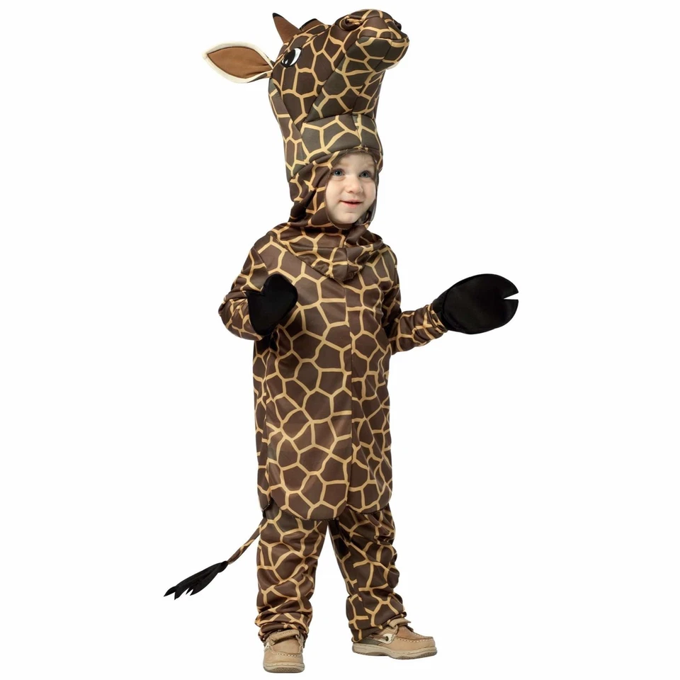 Disfraz de jirafa jirafa zoológico africano animales salvajes semana del libro niños pequeños 3-4T Foto 1 de 1