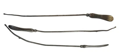 Three Sims Uterine Sounds Malleable, Lot Of 3 - Image 1 of 4