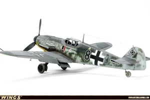 1:48 Pro Built Airplane Model Luftwaffe Ace Fighter Bf109 G-4 JG52 - Picture 1 of 12