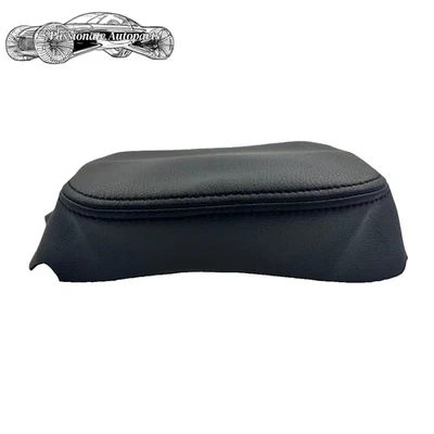 New Black For 2013-2018 Toyota Avalon Leather Center Console Lid Armrest Cover Foto 1 de 4