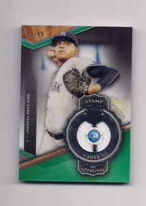 2018 Topps Tribute Stamp of Approval Relics Green /99 Dellin Betances #SOA-DB - Picture 1 of 2