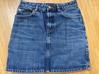 A.P.C. Standard Rock Selvedge Denim Jeansrock Rue Madame Paris Size 34 W 25 - Bild 1 von 4