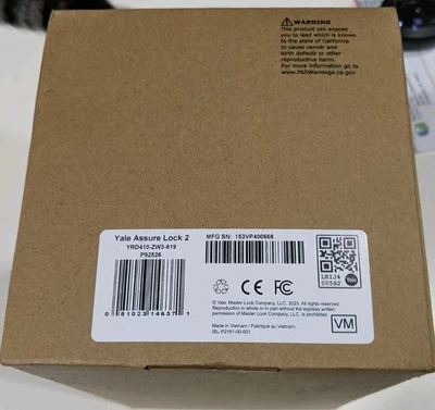 Yale Assure Lock 2 Deadbolt Keypad - Satin Nickel - YRD410-ZW3-619 ~ NEW - Image 1 of 2