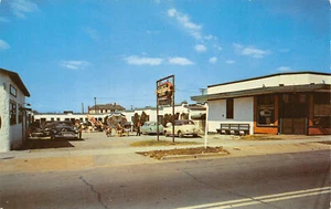 ATLANTIC COURT Virginia Beach, VA Roadside 1950s Chrome Vintage Postcard - Bild 1 von 2