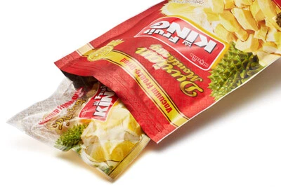 FRUIT KING FREEZE DRIED DURIAN MONTHONG THAI FRUIT SNACK THAILAND 25g 50g 100g - Image 1 of 4
