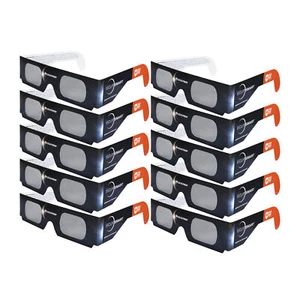 Celestron EclipSmart Safe Filter Eclipse Glasses ISO 12312-2:2015 (E) (10-Pack) - Picture 1 of 7