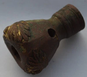 Walking Cane Sticks Bronze Handle Head Russian Empire Antique Vintage 1890s - Picture 1 of 8
