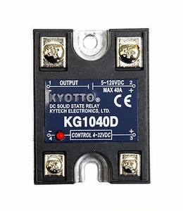 10pc KYOTTO DC Solid State Relay SSR KG1040D Load=5-120VDC 40A [ DC to DC ] - Picture 1 of 8
