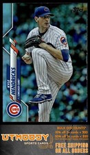 2020 Topps 26 Kyle Hendricks Rainbow Foil Chicago Cubs