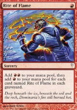 1x Rite of Flame LP, English MTG ColdSnap