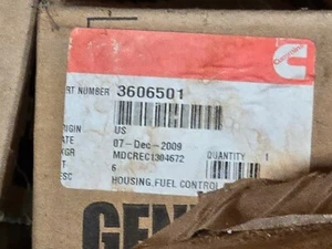 Cummins OEM Fuel Control Housing 3606501 - Picture 1 of 1