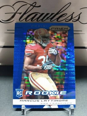 2013 Panini Prizm Marcus Lattimore RC #263 SP Blue Pulsar Prizm - Image 1 of 2