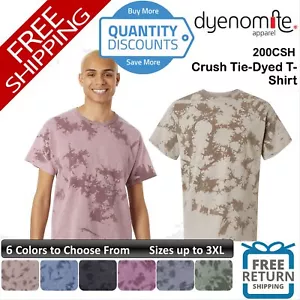 ๐ฅ Dyenomite Men Crush Tie-dyed Short Sleeve Cotton T-shirt Up To 3XL 200csh - Picture 1 of 31