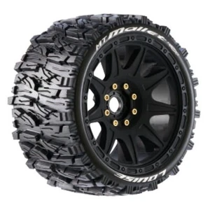 LOUISE LOUT3355SB MT-Mallet MFT soft Felge schwarz 17mm (2) 1:8 Monster Truck - Bild 1 von 2