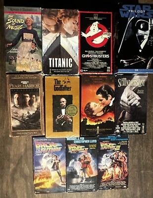 Lot of 9 VHS Tapes Box Sets / Trilogy / Classic Movies / Award Winners - Image 1 of 4
