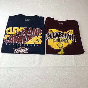 Bundle of 2 Cleveland Cavaliers NBA & Adidas Basketball Shirts Men Size XL - Picture 1 of 12