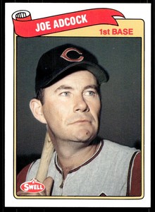 1989 Swell Baseball Greats 6 Joe Adcock   Cincinnati Reds