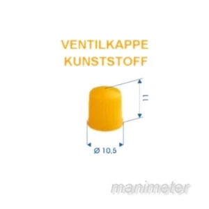 10 Ventilkappen, Ventilkappe Ventilverschlüsse orange - Bild 1 von 1