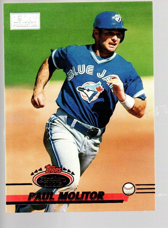 1993 Stadium Club First Day Issue #627 Paul Molitor - Image 1 of 1