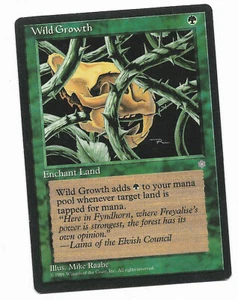 Magic the Gathering Wild Growth Ice Age Magic the Gathering - Imagen 1 de 2