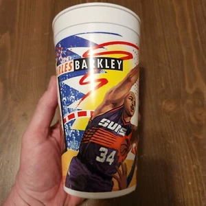 Vtg 1994 McDonalds Nothing But Net MVP's Charles Barkley, Phoenix Suns Cup NICE - Picture 1 of 12