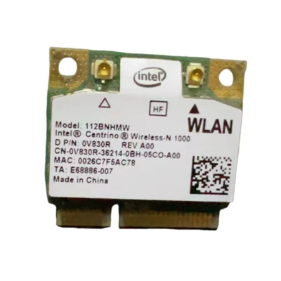 Dell Alienware M14X Intel Centrino Wireless-N 1000 BGN 112BNHMW 0V830R Wifi Card - Image 1 of 2