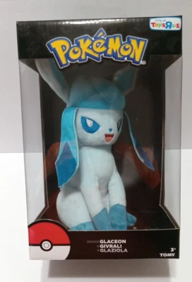 NEW Toys R Us Exclusive Pokemon Glaceon Plush Stuffed Animal 2017 - Image 1 of 4