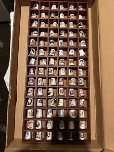 More details for 84 x royal thimbles and display included some rare!