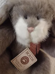Boyds Rabbit Realistic Hare HB Heirloom Series Plush Stuffed Head Bean collectio - Bild 1 von 10