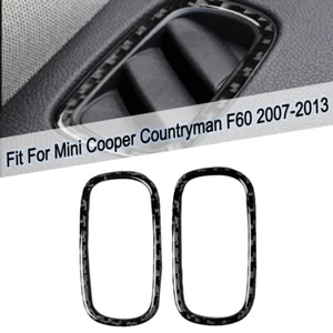 2 piezas cubierta de fibra de carbono recorte de coche salida de ventilación para Mini Cooper F60 2007-2013 - Imagen 1 de 6
