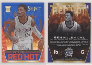 2013-14 Panini Select Red Hot Blue Prizm /49 Ben McLemore #24 Rookie RC