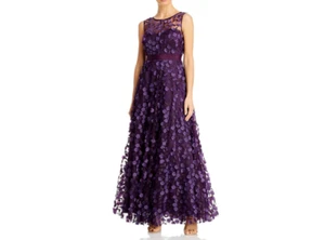 Eliza J Floral Appliqué Gown MSRP $348 - Picture 1 of 3