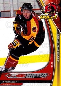 2003-04 Belleville Bulls #7 Matt Kelly