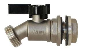 RBS006 Stainless Steel Water Jug Bucket Rain Barrel Spigot Spout Valve RAINPAL - Picture 1 of 6