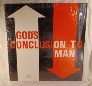 W.E. Dowell GODS CONCLUSION TO MAN rare VINYL (VG) Great Sermons of 20th Century - Picture 1 of 6