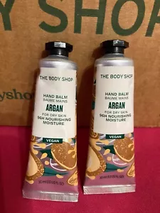 2X THE BODY SHOP Argan Hand Balm 30 ml/1.0 fl oz NEW *US SELLER* Vegan RARE HTF - Picture 1 of 1