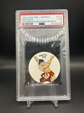 HERCULES #113 CROMO SUPERHEROES OVALTINE MARVEL SUPER HERO 1983 PSA 3 Mexico