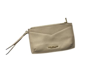 ANDREW MARC Marc New York  Tan Leather Clutch Wristlet